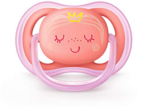 VENT silikoninis čiulptukas "Ultra Air" Little Princess, 6-18mėn., 2 vnt.