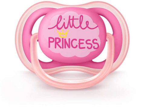 VENT silikoninis čiulptukas "Ultra Air" Little Princess, 6-18mėn., 2 vnt.