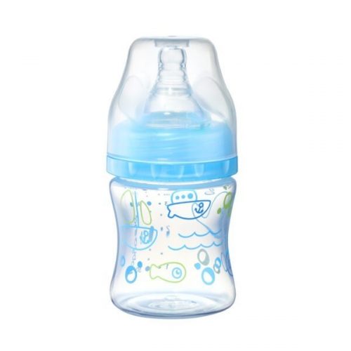 BabyOno Anti-Colic buteliukas plačiu kakleliu, 120ml, 0m+