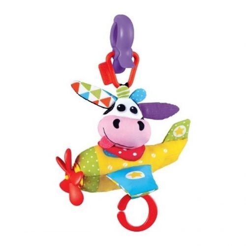 Yookidoo vežimėlio žaislas su garsais "Skrendanti karvytė"