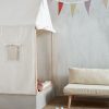 Kids Concept medvilninių vėliavėlių girlianda