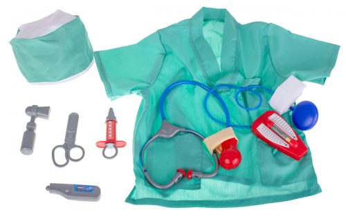 Vaikiškas gydytojo (chirurgo) kostiumas su priedais