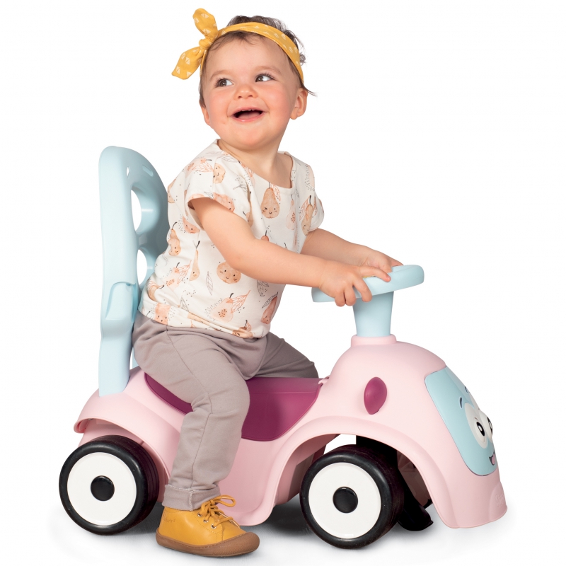Paspiriama mašinytė-stumdukas Smoby Maestro 3in1 (melsvas)
