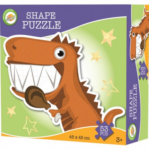 Gyvūno formos puzzle dėlionė "Dinozauras"