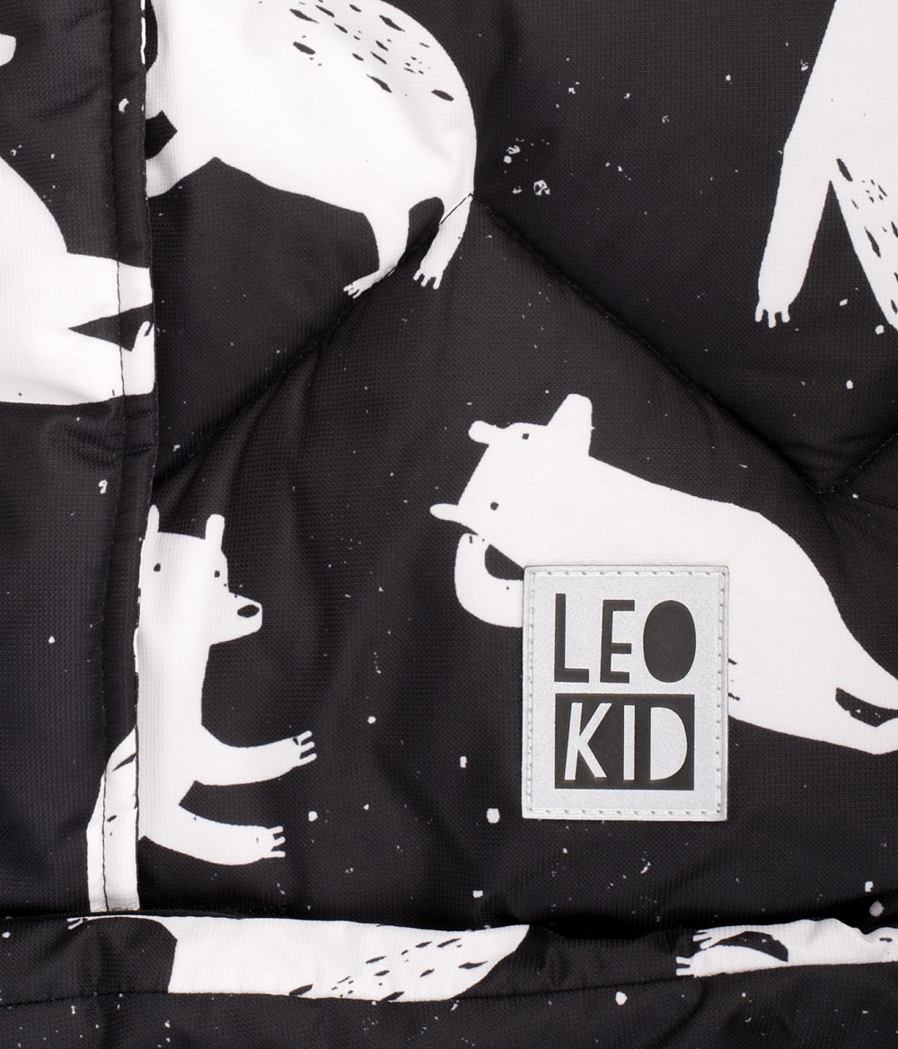 Leokid vokelis vežimėliui Classic "BEARS" 105x50
