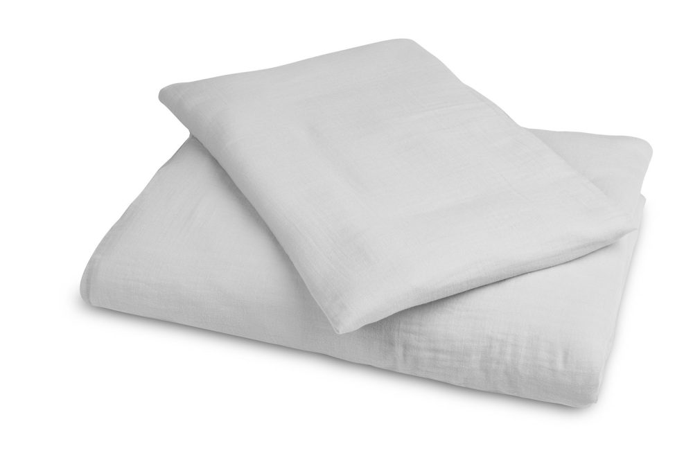 Muslino patalynės komplektas (užvalkalai) 100x135 (pilkos sp.)