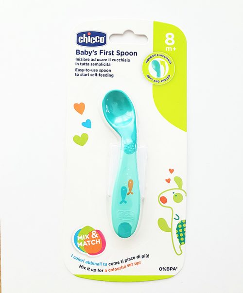 Chicco šaukštelis Baby's First Spoon (8m+)