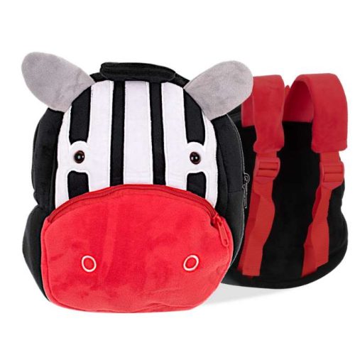 Pliušinė kuprinė "Zebras" 24 cm