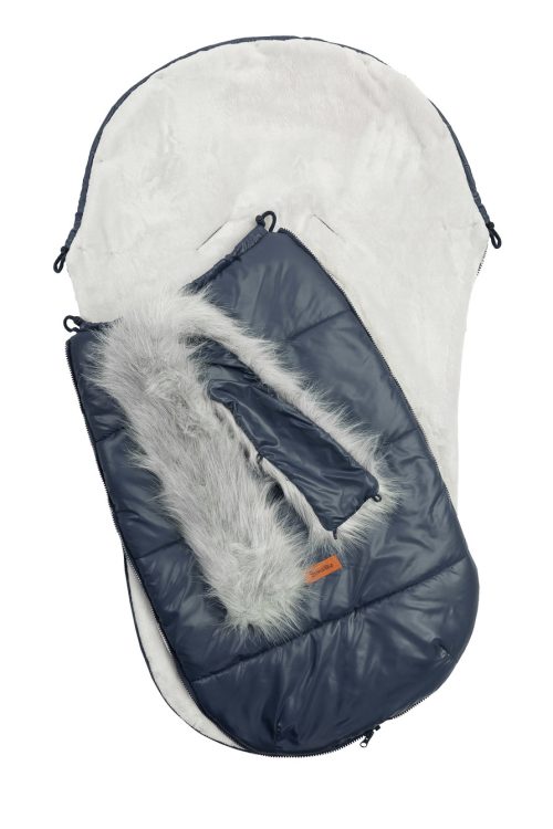 Kūdikio vokelis vežimėliui ORSO (flisas) Sensillo, 100 x 45 (mėlynas)
