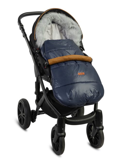 Kūdikio vokelis vežimėliui ORSO (flisas) Sensillo, 100 x 45 (mėlynas)