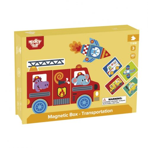 Magnetinė dėlionė Transportas, Tooky Toy