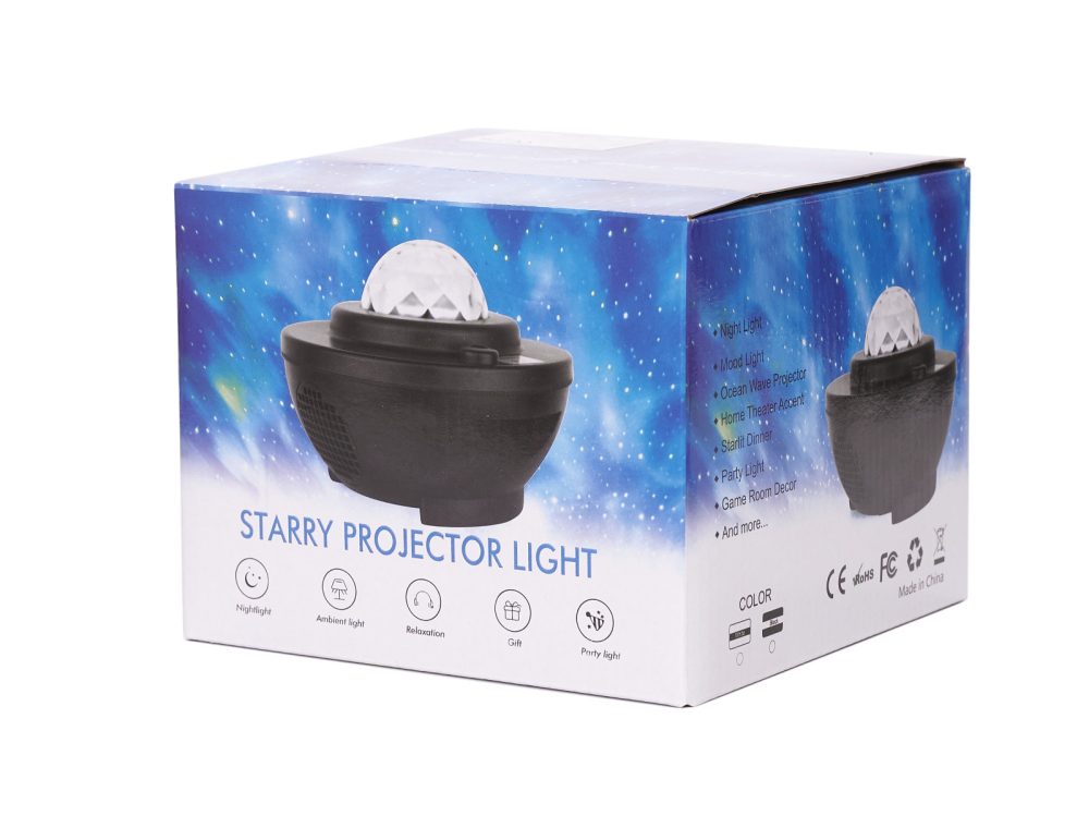 Lempa LED projektorius su USB ir Bluetooth