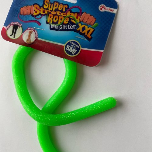 Antistresinė labai tampri virvutė 30 cm - žalia