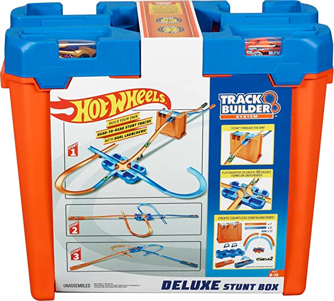 „Hot Wheels Track Buider Deluxe“ kaskadinių triukų trasa („Mattel GGP93“) - Image 2