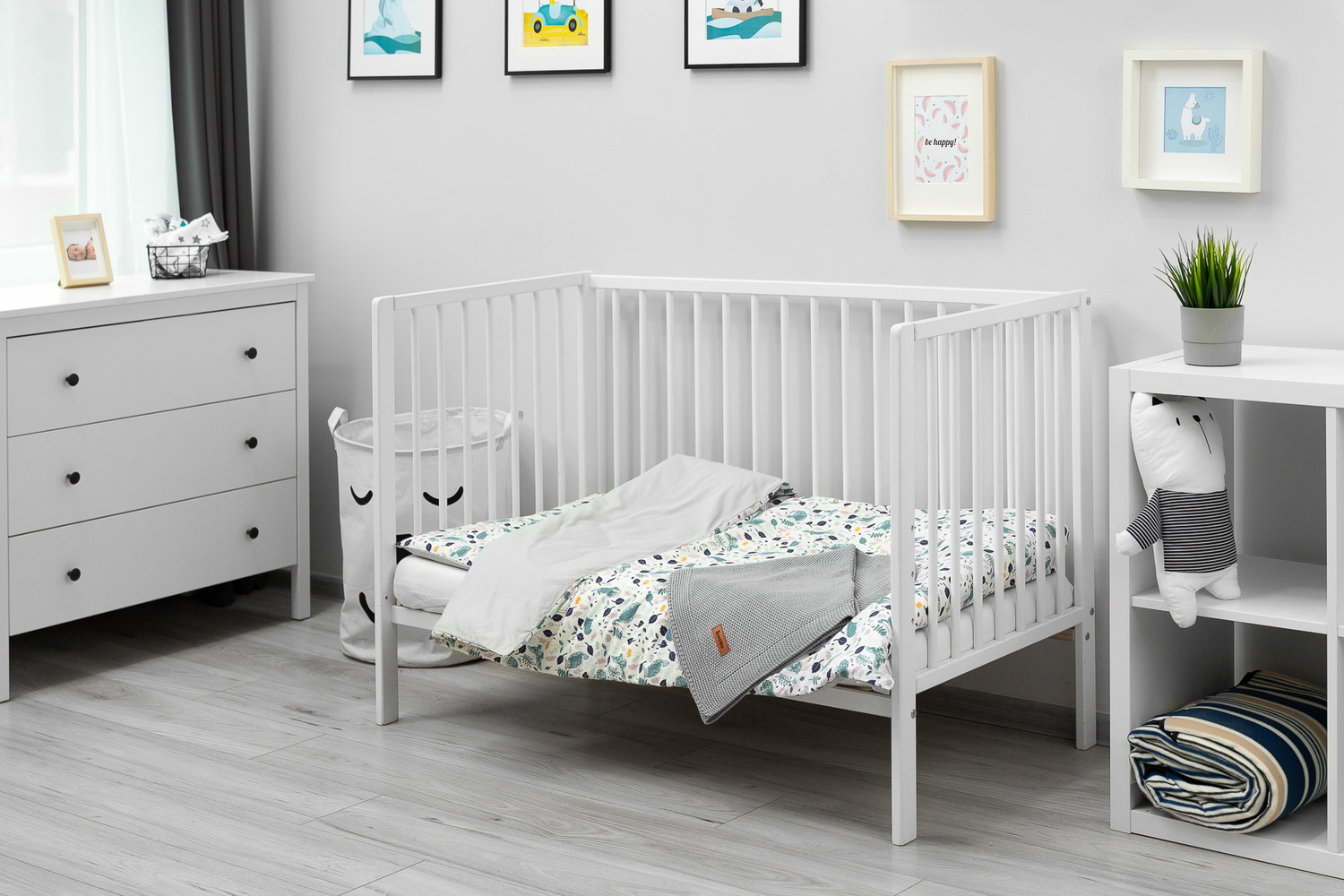 Patalynės komplektas kūdikiams 100x135 "Gyvūnėliai" - Image 5